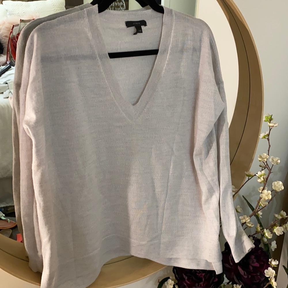 J Crew 100% Merino Wool lightweight sweater